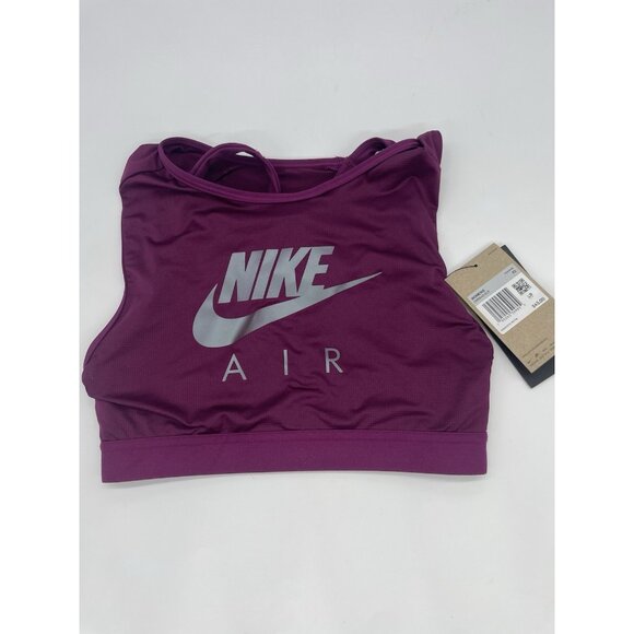NIKE AIR Swoosh Bra, Medium Support Training Sports Sz XS Gym Workout Running - Picture 2 of 3